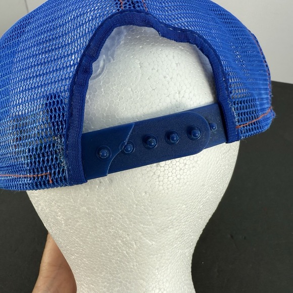 Denver Broncos AJD Lucky Stripes NFL Vintage 80's Trucker Snapback Cap Hat - Picture 7 of 14